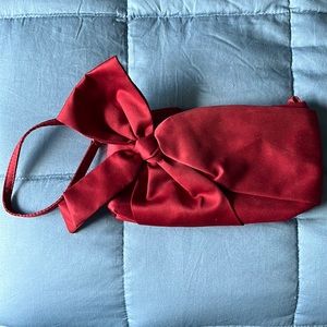 White House Black Market red Wristlet